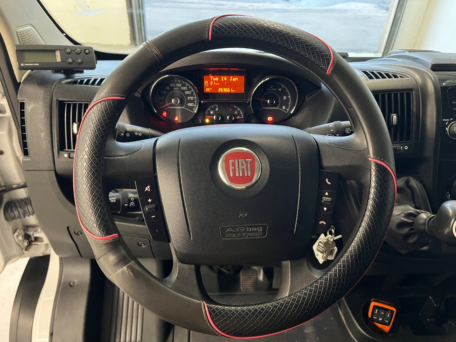 Hvid Fiat Ducato 35 fra 2014