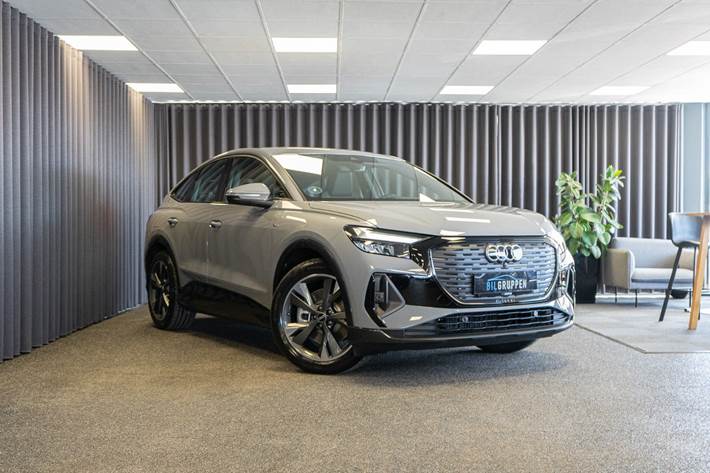 Grå Audi Q4 e-tron fra 2026