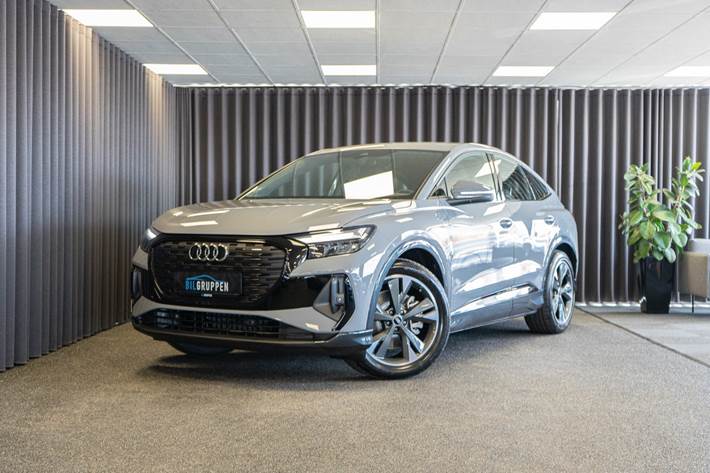 Grå Audi Q4 e-tron fra 2026