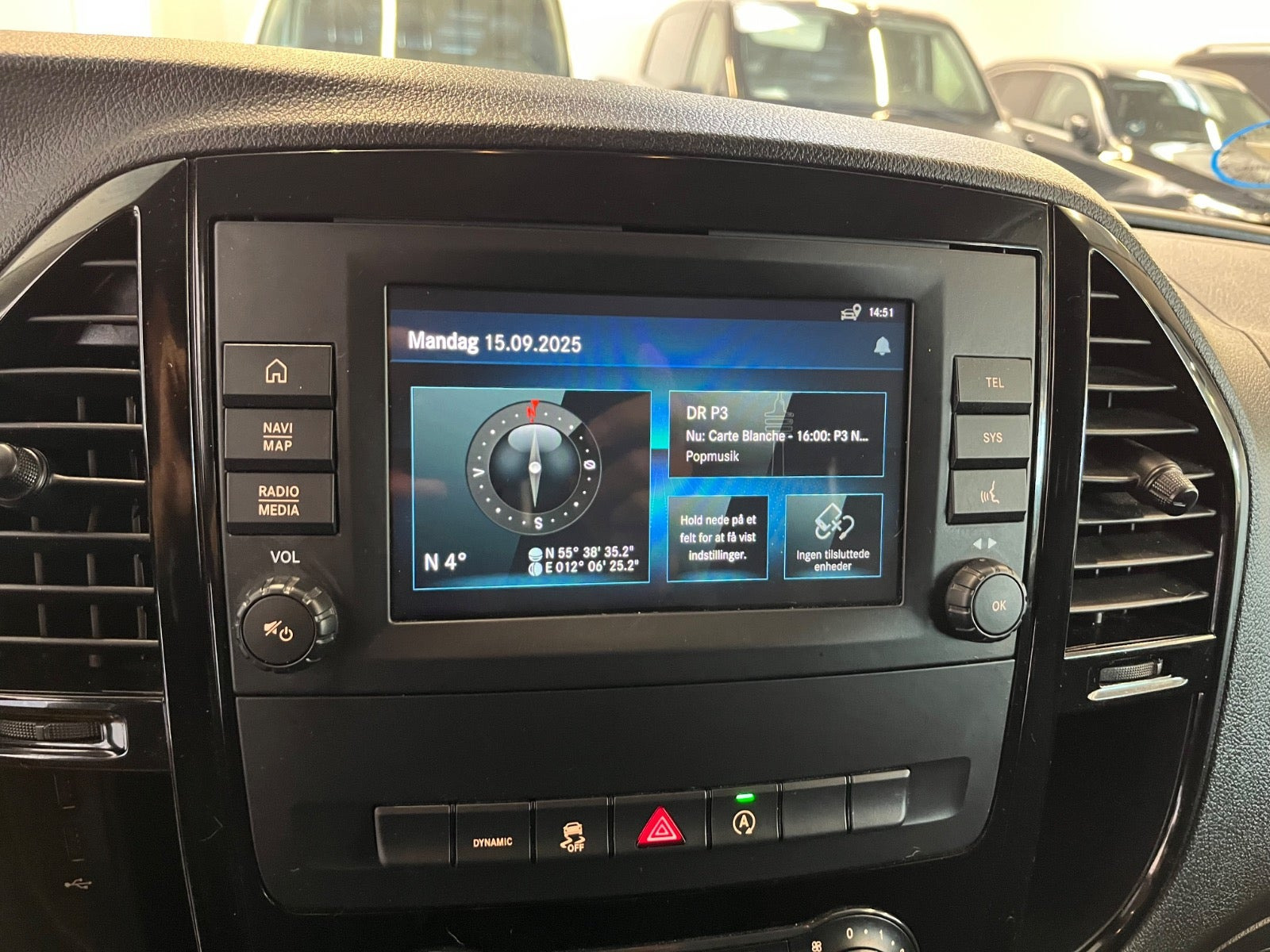 Hvid Mercedes Vito 114 fra 2021