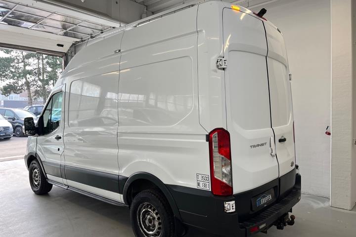 Hvid Ford Transit 350 L3 Van fra 2015