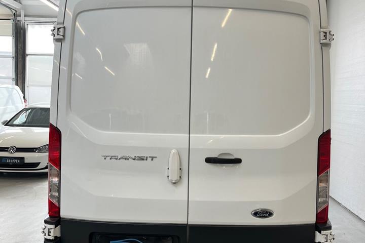 Hvid Ford Transit 350 L3 Van fra 2015