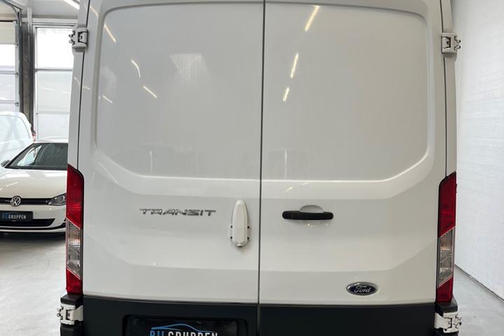 Hvid Ford Transit 350 L3 Van fra 2015