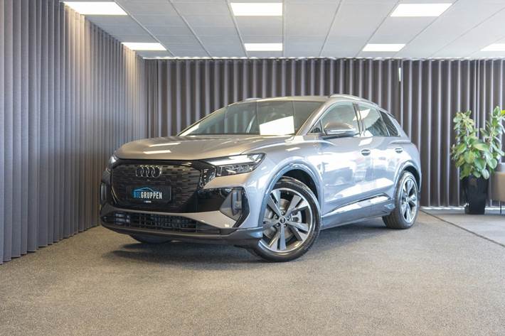 Grå Audi Q4 e-tron fra 2026