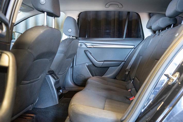 Sort Skoda Octavia fra 2018
