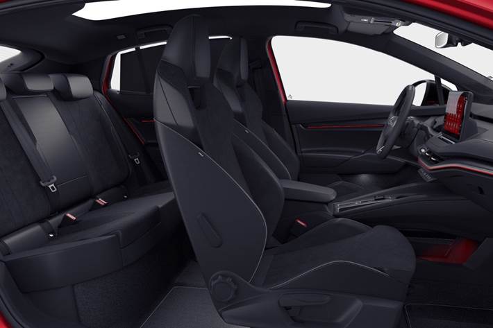 Rød Skoda Enyaq fra 2026