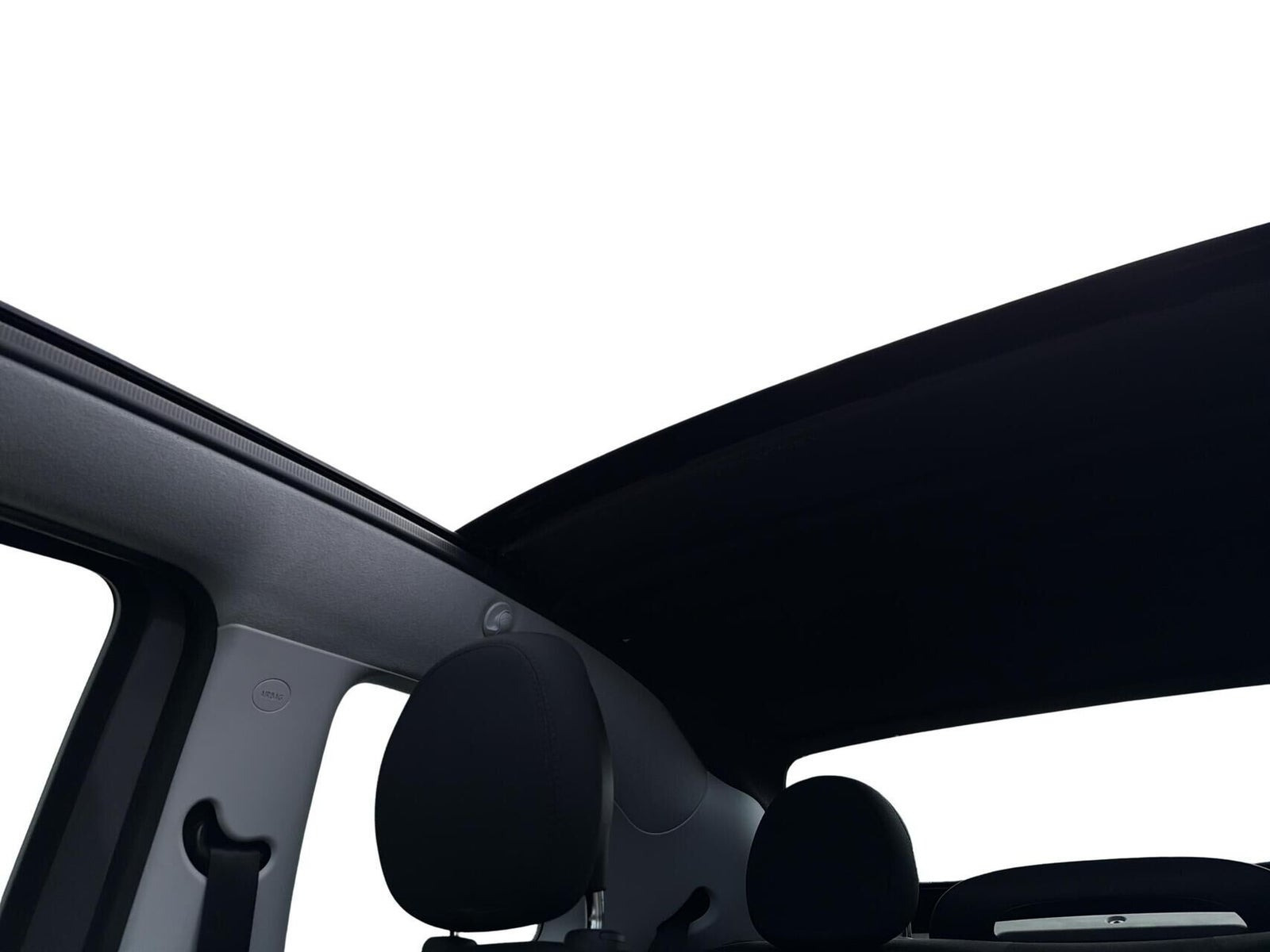 Grå Fiat 500e fra 2023