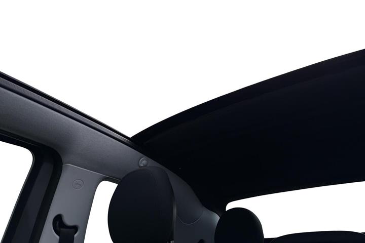 Grå Fiat 500e fra 2023
