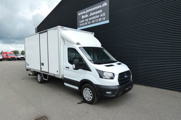 Hvid Ford Transit 350 L3 Chassis fra 2023