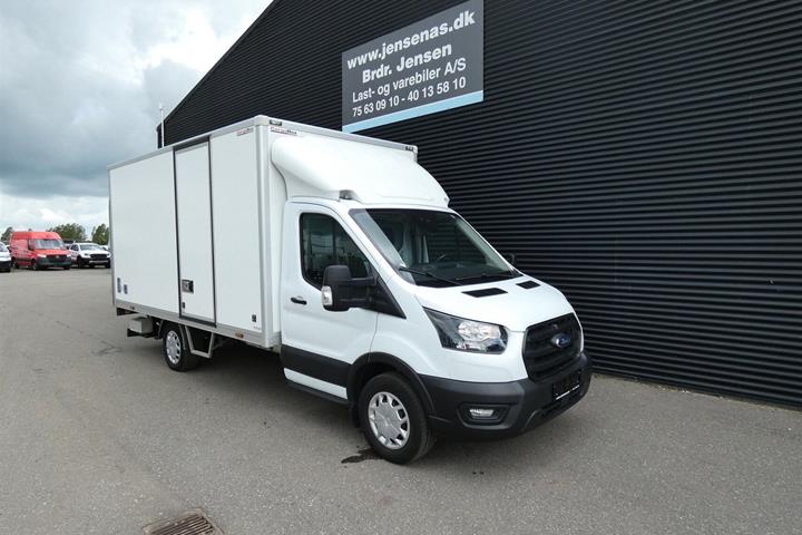Hvid Ford Transit 350 L3 Chassis fra 2023