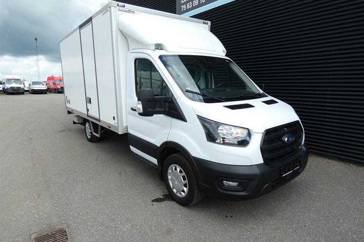 Hvid Ford Transit 350 L3 Chassis fra 2023
