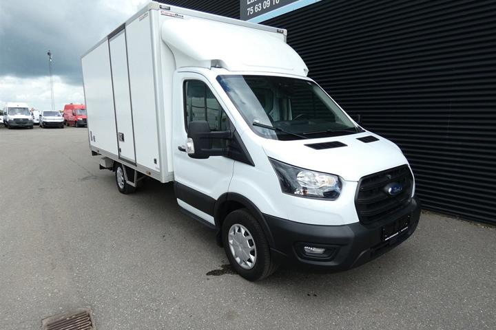 Hvid Ford Transit 350 L3 Chassis fra 2023