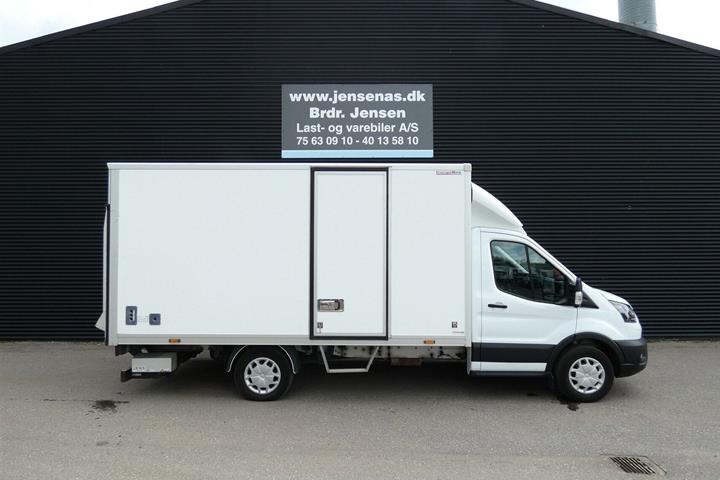 Hvid Ford Transit 350 L3 Chassis fra 2023