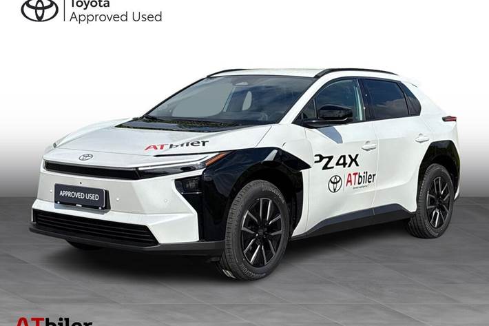 Hvid Toyota BZ4X fra 2026