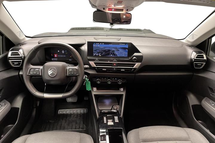 Sort Citroën ë-C4 X fra 2025 set indefra