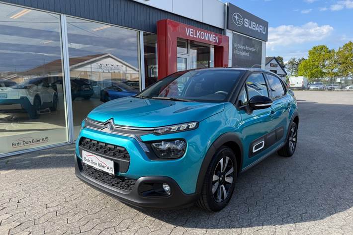 Blå Citroën C3 fra 2021