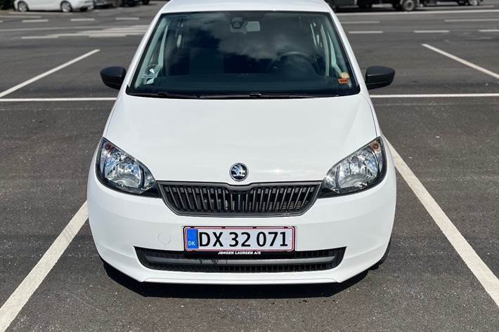 Hvid Skoda Citigo fra 2015