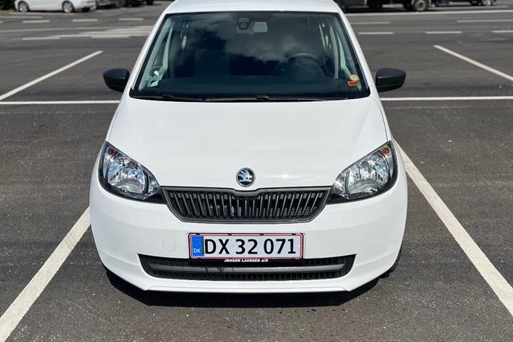 Hvid Skoda Citigo fra 2015