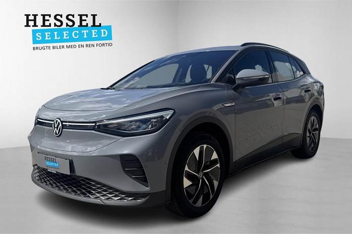 Grå VW ID.4 fra 2023 set udefra