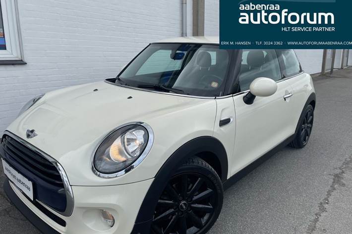Hvid Mini Cooper fra 2016