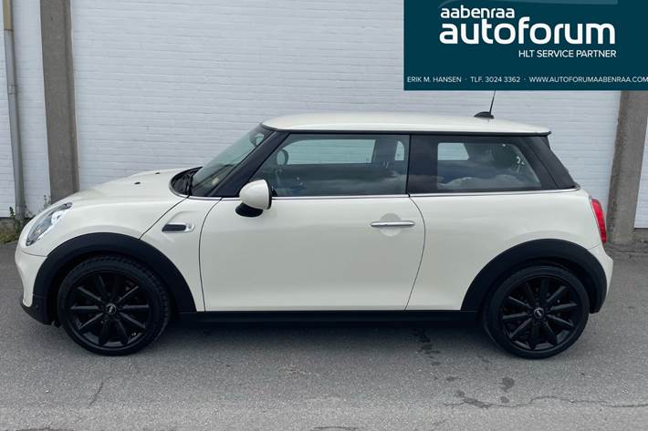 Hvid Mini Cooper fra 2016