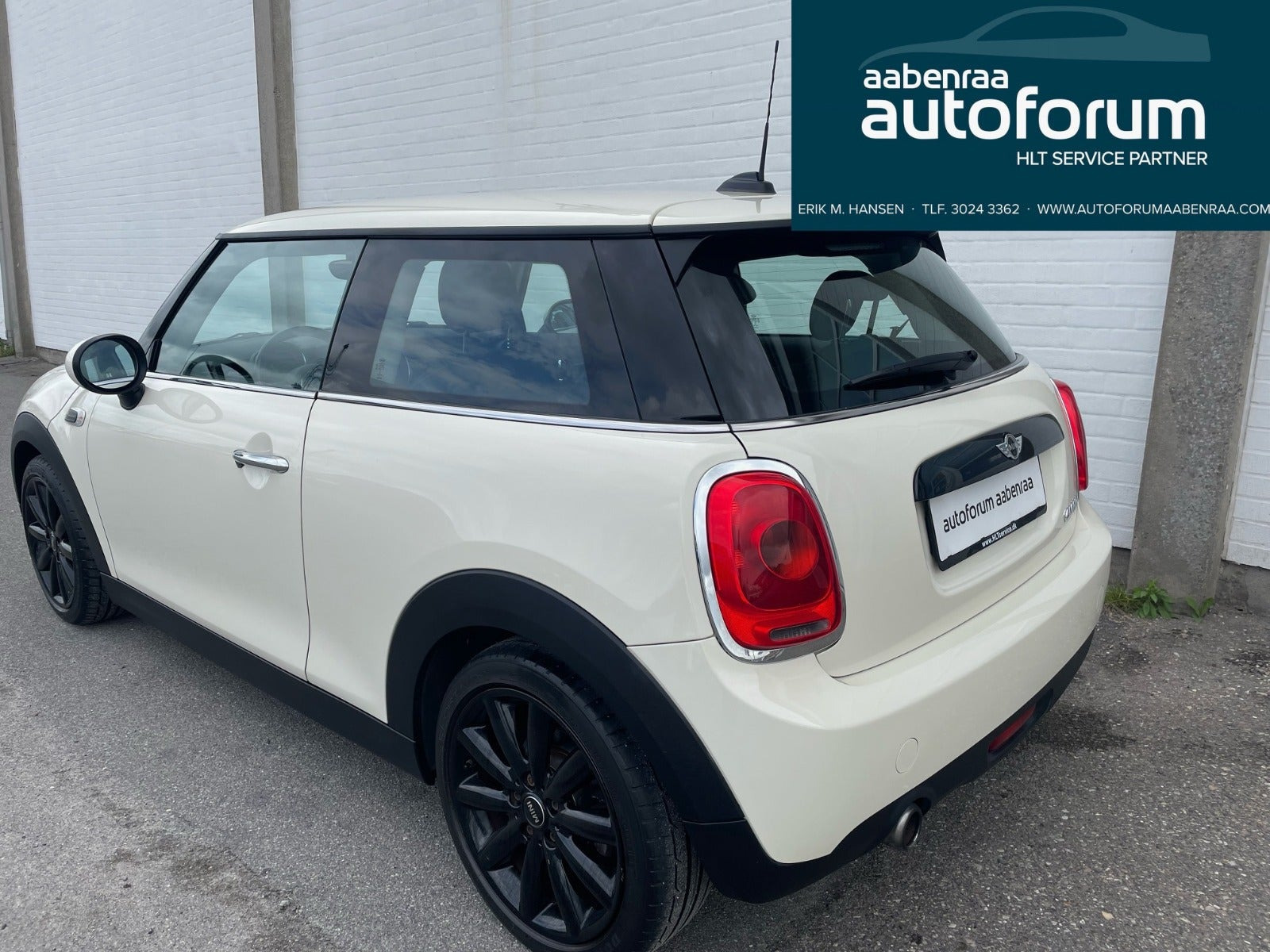Hvid Mini Cooper fra 2016