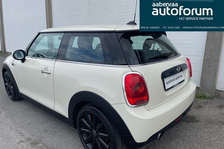 Hvid Mini Cooper fra 2016