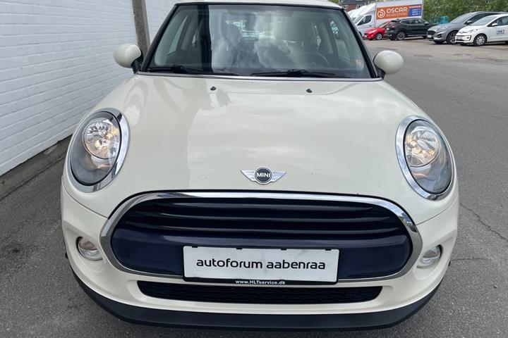 Hvid Mini Cooper fra 2016
