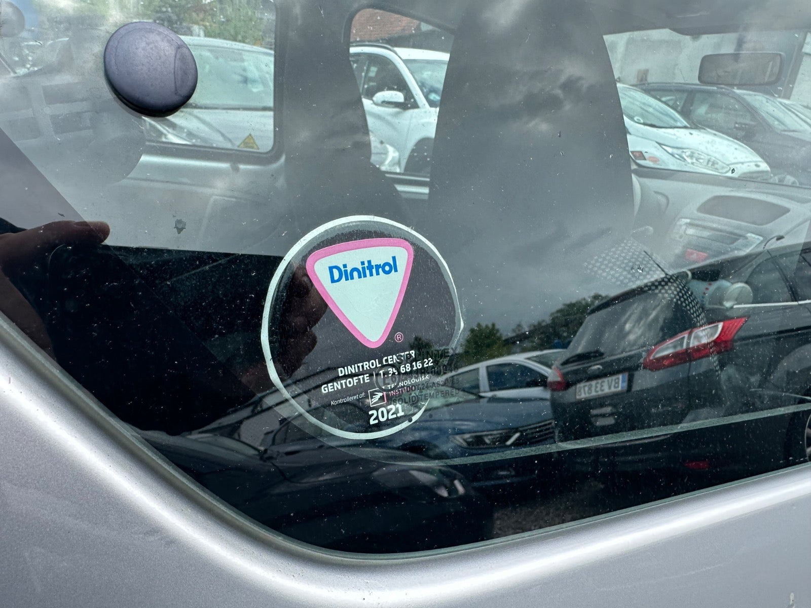 Sølv Toyota Aygo fra 2010