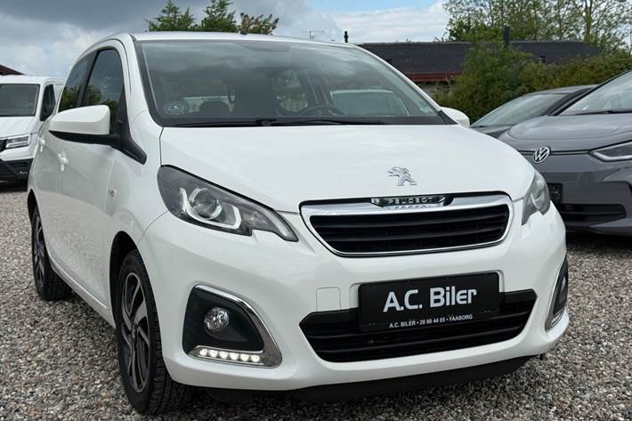 Hvid Peugeot 108 fra 2016
