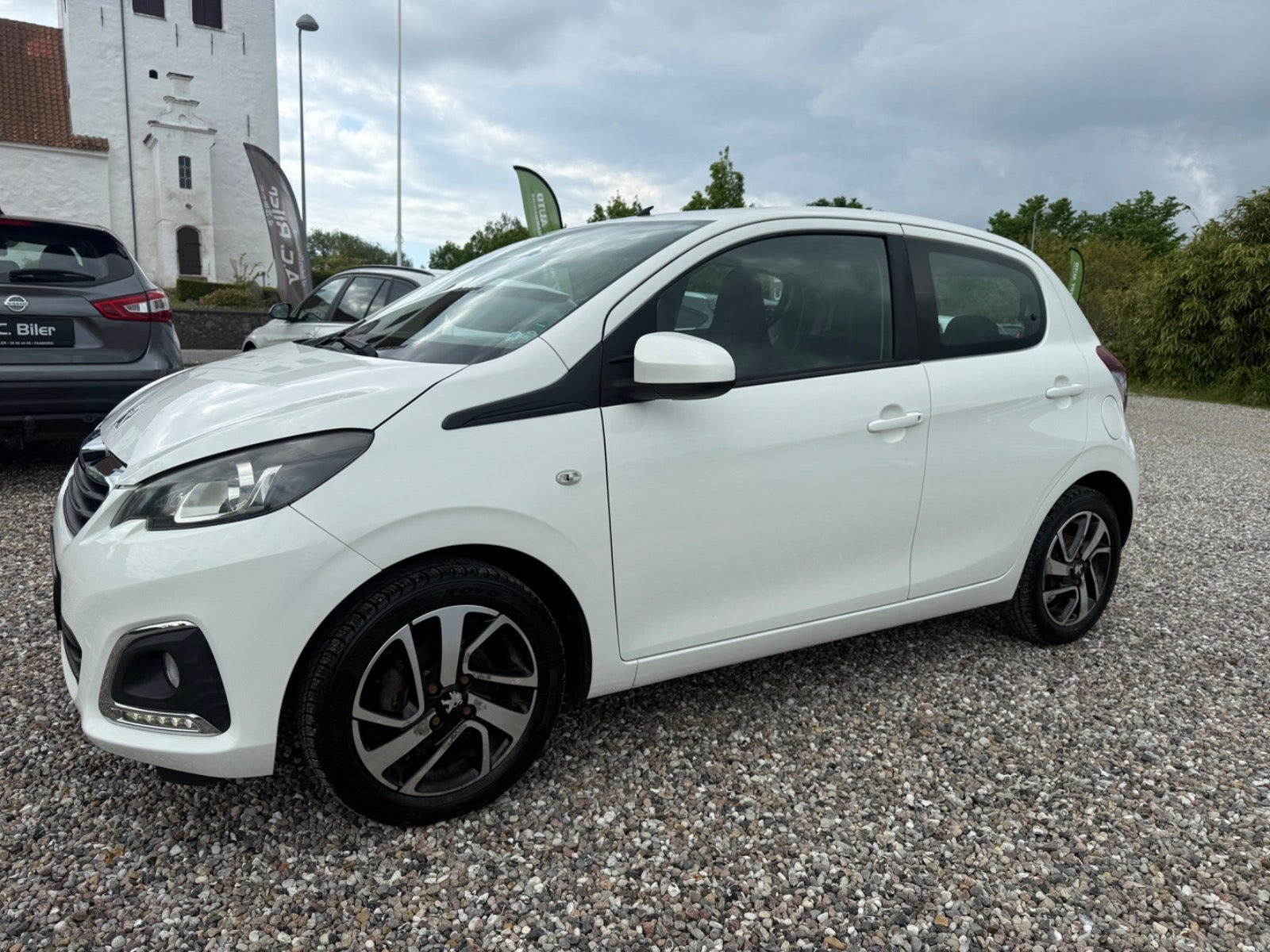 Hvid Peugeot 108 fra 2016