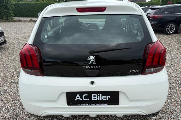 Hvid Peugeot 108 fra 2016