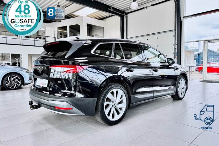 Gul Skoda Enyaq fra 2021