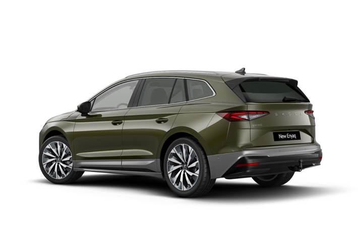 Grøn Skoda Enyaq fra 2026