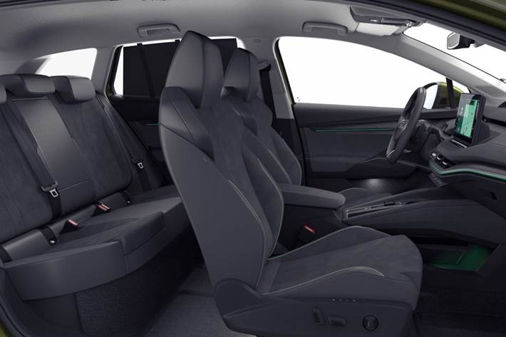 Grøn Skoda Enyaq fra 2026
