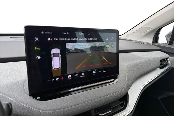 Grå Skoda Enyaq fra 2022