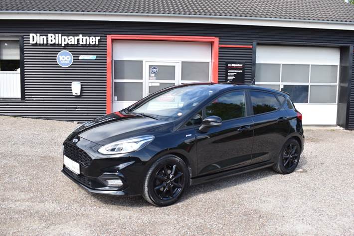 Sort Ford Fiesta fra 2019