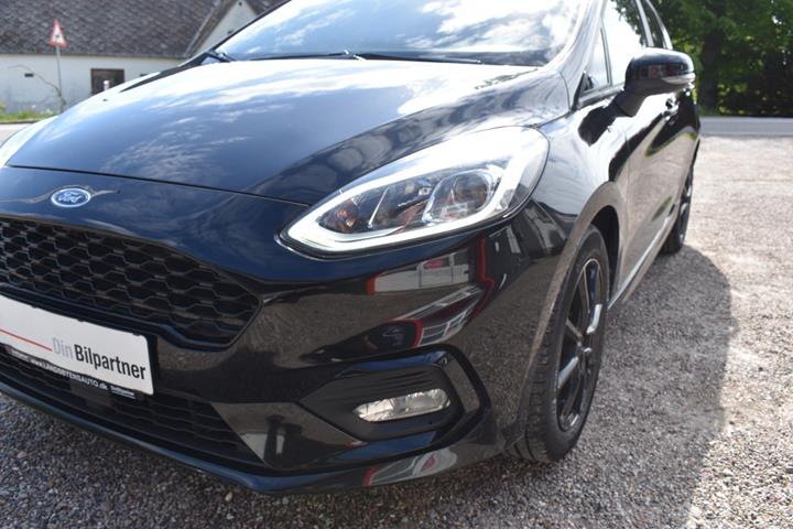 Sort Ford Fiesta fra 2019