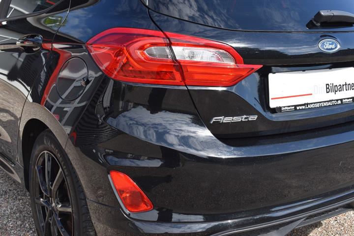 Sort Ford Fiesta fra 2019