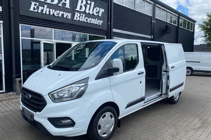 Hvid Ford Transit Custom 300 L2 fra 2022