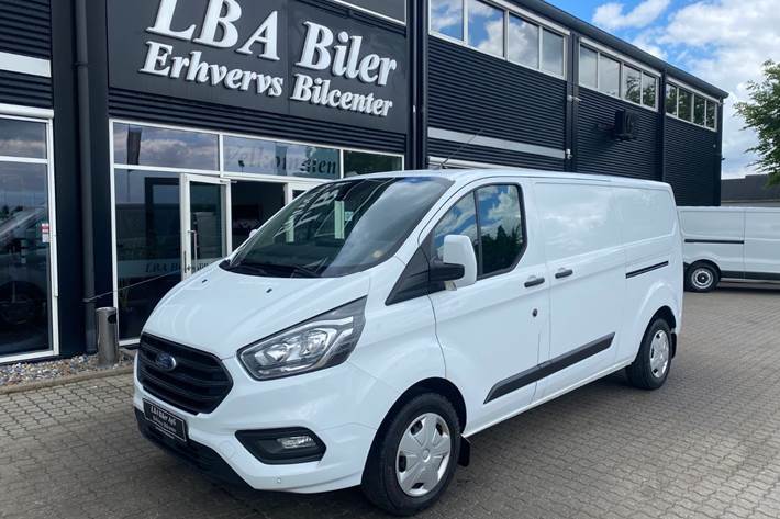 Hvid Ford Transit Custom 300 L2 fra 2022