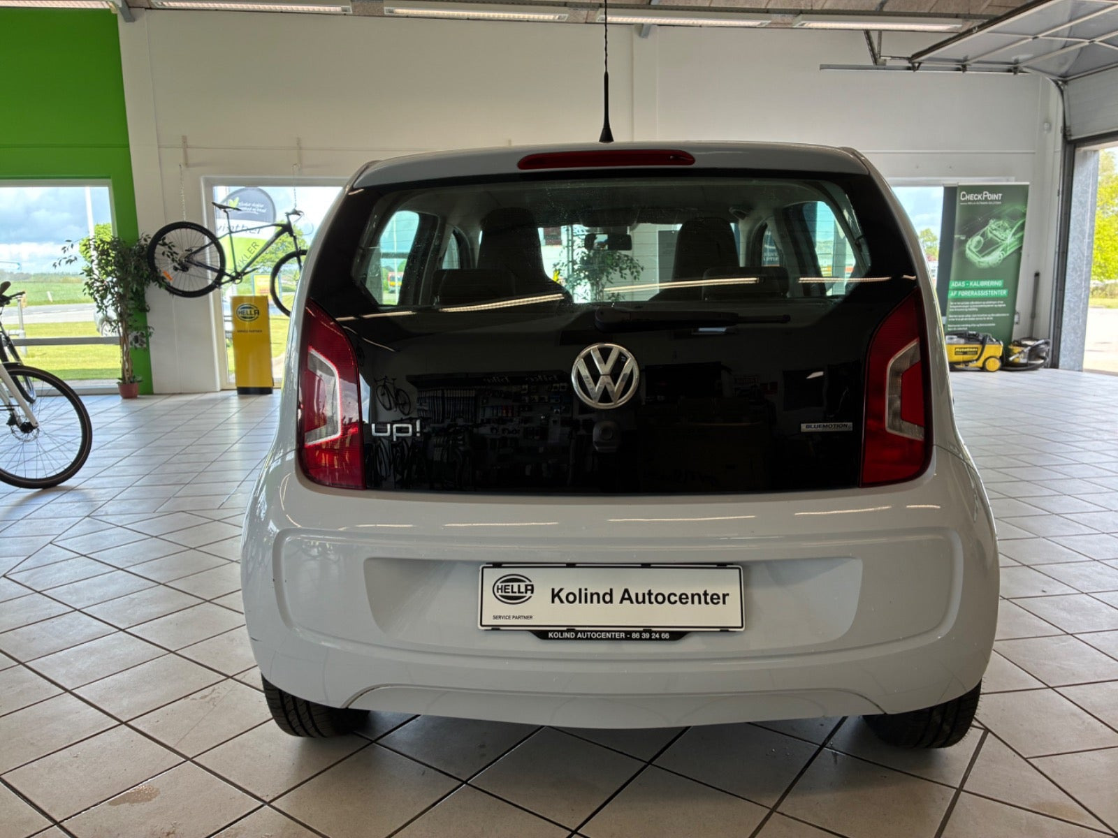 Blå VW UP! fra 2013