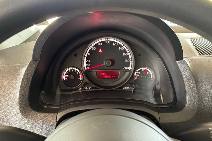 Blå VW UP! fra 2013