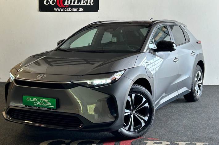 Grå Toyota BZ4X fra 2024
