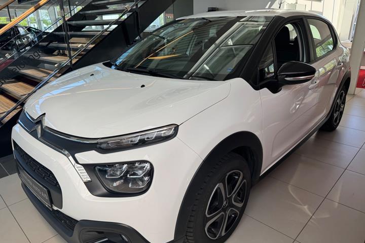 Hvid Citroën C3 fra 2021 set udefra