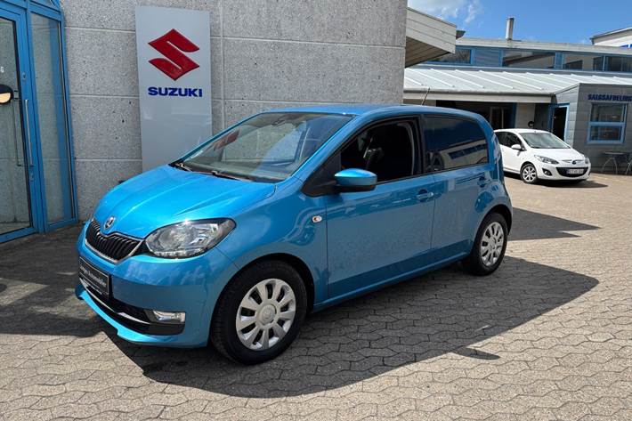 Blå Skoda Citigo fra 2018
