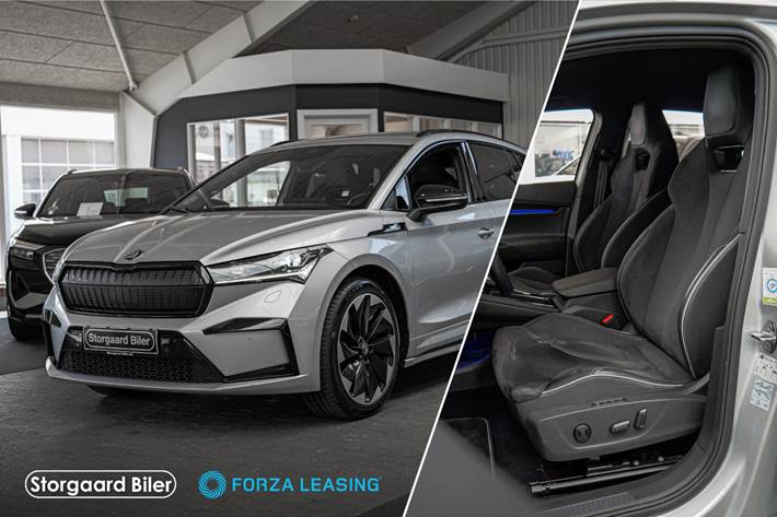 Sølv Skoda Enyaq fra 2023