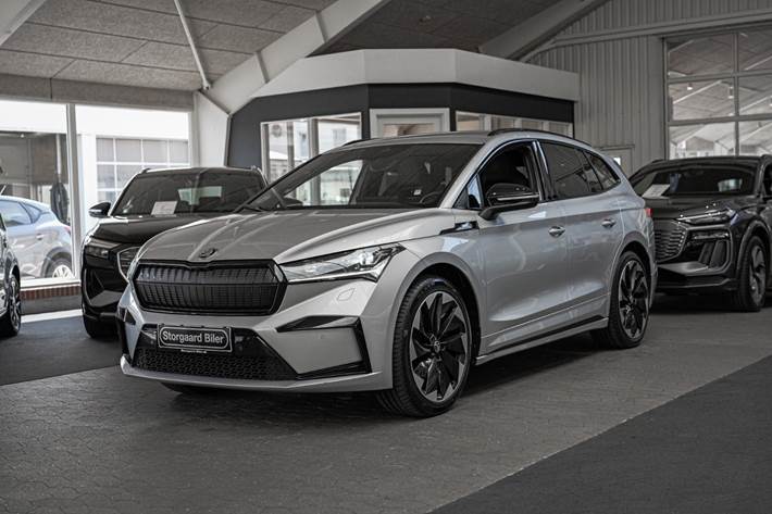 Sølv Skoda Enyaq fra 2023