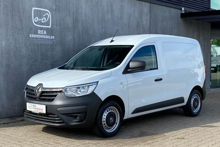 Hvid Renault Express fra 2023 set udefra