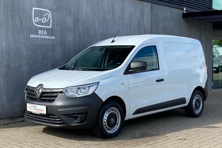 Hvid Renault Express fra 2023 set udefra